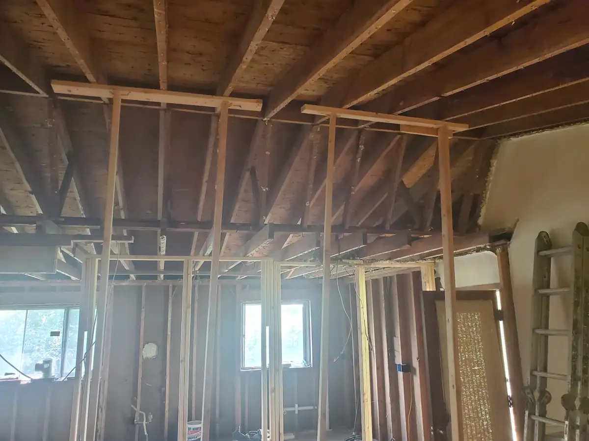Zoey's House before and construction photo 7