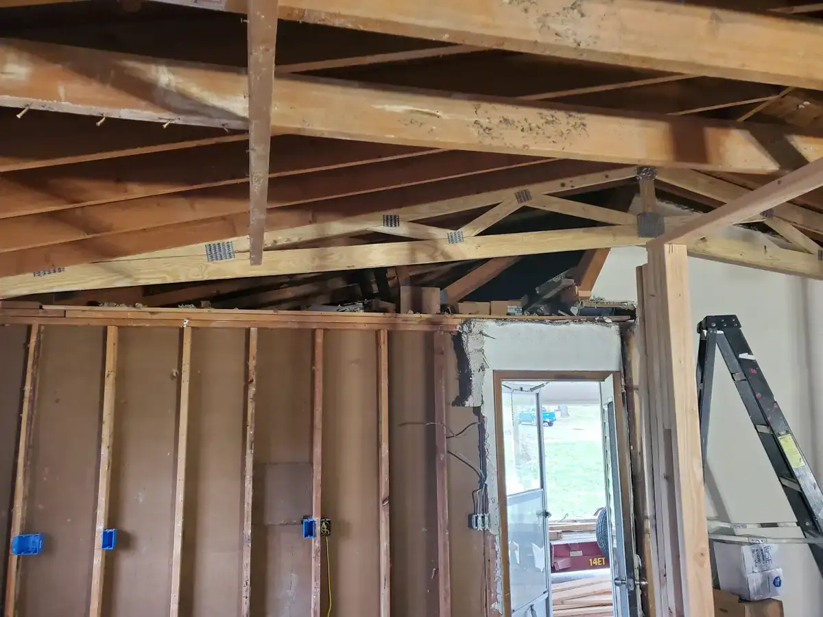 Zoey's House before and construction photo 8