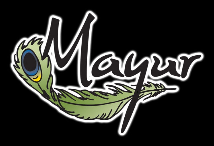 Original Mayur peacock feather logo